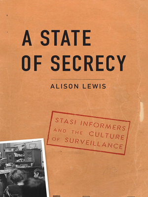 cover image of A State of Secrecy